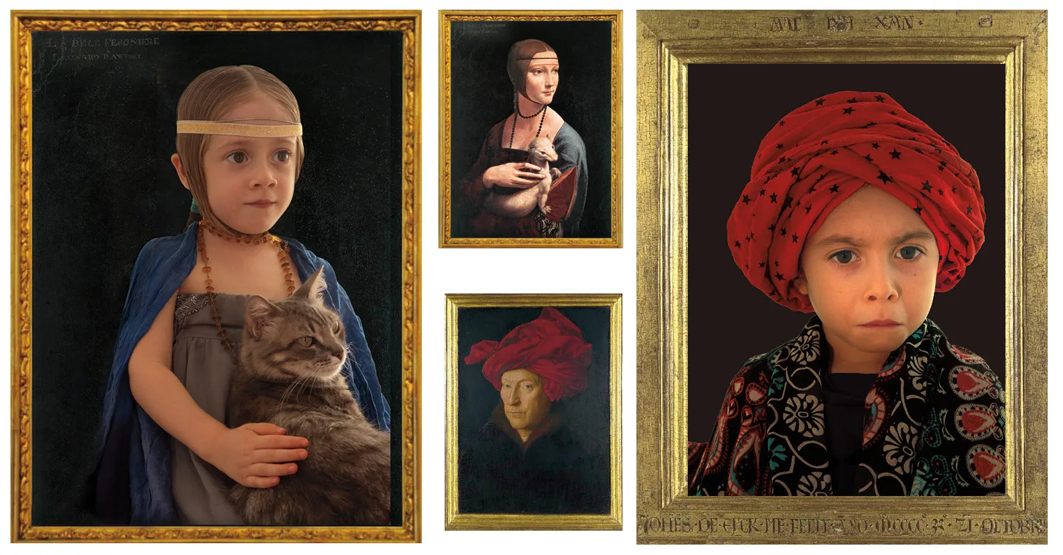 Déguisés en tableaux Tableaux