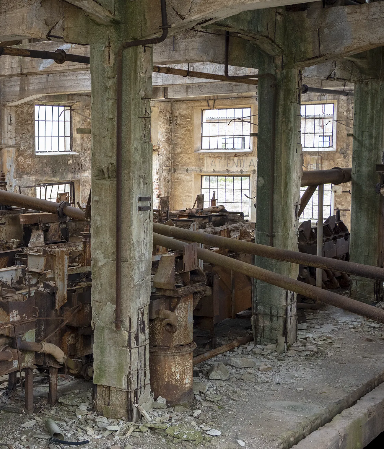 Mine abandonnée Dans la mine